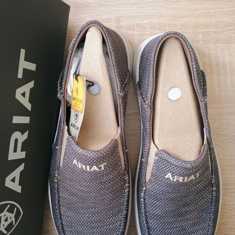 Ariat Blue Slip-On Loafers - Picture 3 of 6